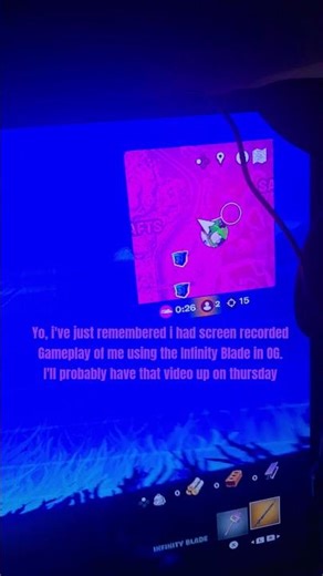 Do you wanna see Infinity Blade Gameplay? #fortnite #epicgames #gaming