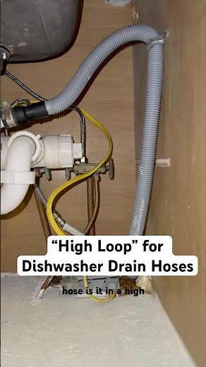 🚿 Why Your Dishwasher Drain Needs a High Loop | Quick DIY Fix and How To Instructions