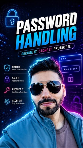 Password Handling Explained in 30 second #shorts #password #interview #systemdesign #authentication