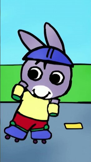 🛼 Trotro and Lili go roller skating together 🛼 #cartoon #trotroandlili #trotro #cartoon #fr