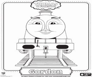 Gordon, the express train coloring page printable game