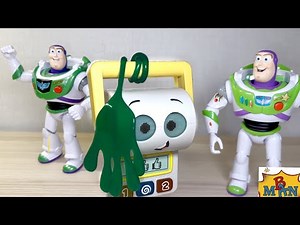 Toy Story 5 Playscale Interactables SmartyPants Part 2 Mattel Buzz + Hi-Tech + Sticky Snap Hand