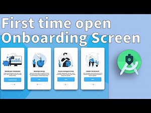 Introduce first-time users to your app || First time open Onboarding Screen || Android Studio