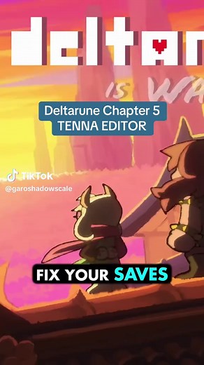 Tenna Editor Deltarune Chapter 5 — How to Edit Save Files Safely