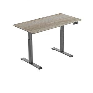 [Hot Item] Ergonomic Solid Wood Desk - Height Adjustable Sit-Stand Table with Anti-Collision Design