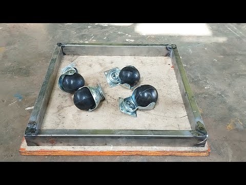 Diy iron, simple and unique work chair.