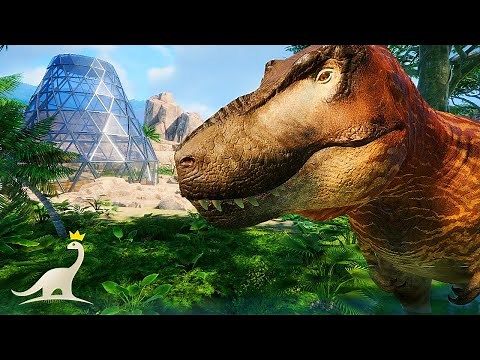 Tarbosaurus Habitat With JPOG Viewing Dome | Prehistoric Kingdom Park Build (Alpha)