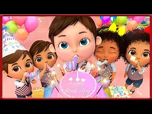 Joyeux Anniversaire - Comptines pour bébé en francais - Banana Cartoon LE Français