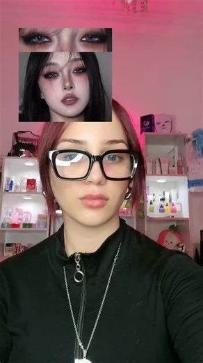 Missoum Roumaissa on Instagram: "Vampire or gothic makeup look !? 😍❤️ Skin care @lagom.official @lagomglobal @lagom.usa . Makeup @ever_beauty_algerie"
