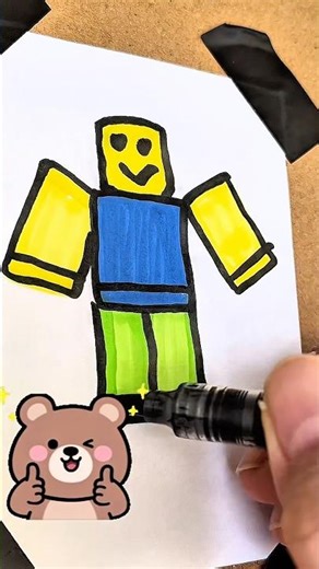 Let's Try in Roblox Speed Draw #roblox #robloxedit