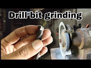 How to sharpen a drill bit | drill bit grind