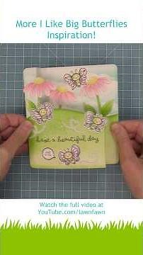 Peekaboo! More I Like Big Butterflies Inspiration! #diy #handmade #interactivecard #papercraft