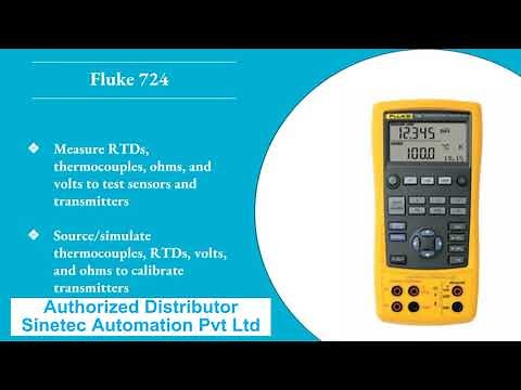 Fluke 724 Temperature Calibrator - Sinetec Automation Pvt Ltd
