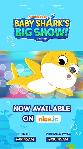 86K views · 860 reactions | <Baby Shark's Big Show!> Season 2 is now available on Nick Jr.!  ID/TH @ 9:45AM PH/HK/MY/TW/SG @ 10:45AM #BabySharksBigShow #Pinkfong #Babyshark #Southeastasia #NickJr #dday #cartoon #animation #doodoodoodoodoodoo | Baby Shark | Facebook