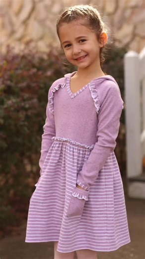 Our first 2026 pattern is here! Meet COLBY dress- a casual knit raglan dress designed for creative fabric mixing and every day wear. With built-in colorblocking opportunities, Colby let’s you play with contrast fabrics while keeping the sew approachable! Available now in sizes 12 months - 14 years 30% off through Monday, February 2nd, EST. 🧵📷 Sweet #llkcolby sew by @haydencommaashley 😍 #littlelizardking #sewingpatterns #sewingforkids #diyfashion | Little Lizard King: Downloadable Sewing Patte