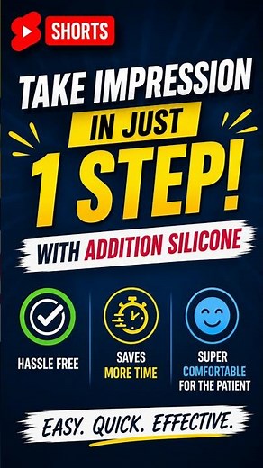 Stop Wasting Time on 2-Step Impressions! This 1-Step Putty-Wash Trick Changes Everything 🦷
