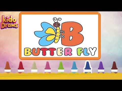 ABCD Coloring for Kids | Learn Alphabet with Colors | ABC Drawing and Coloring Pages |