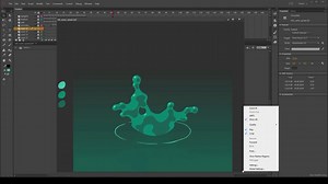 Behind the back - Water Splash