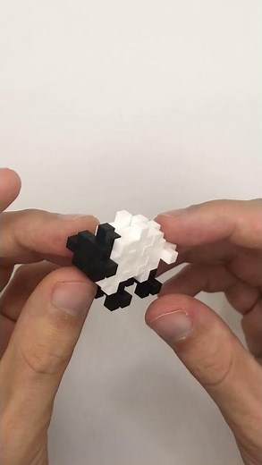 Plus-Plus Creation: 1 Minute Sheep 🐑 #shorts