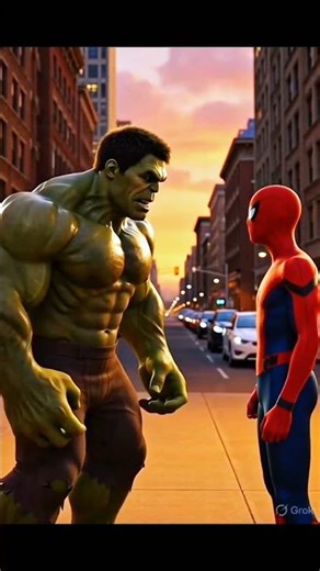 hulku ne spider 🕸️ ko mara 🔥#hulku #shorts #halkushorts #marvel #characters