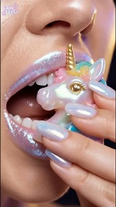 Some snacks sparkle… but this one literally neighs. 🦄💫 I’m not sure who decided a unicorn should be turned into candy, but now I understand why myths say they’re irresistible. The texture? Chewy stardust. The taste? Like someone liquified a rainbow and added glitter for good measure. How many would you eat? #FauxFeast #unicorntreats #gummies #gummycandy #fantasyasmr #oddlysatisfying | Faux Feast