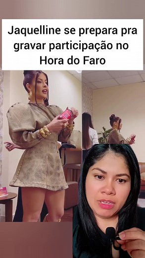 47K views · 1.5K reactions | Jaquelline se prepara pra gravar participação no Hora do Faro #famosos #Noticias | Notícias dos Famosos | Facebook