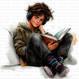 Teenage Boy Watercolor Clipart: High-resolution Jpgs (digital Download) - Etsy UK