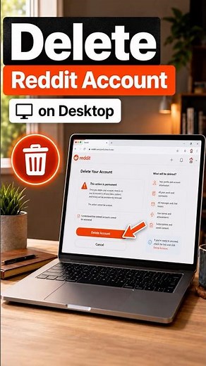 Delete Reddit Account on Desktop/PC/Laptop 2026
