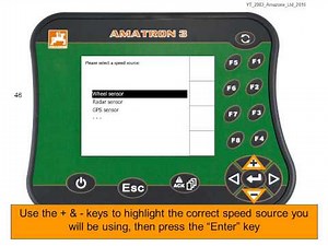 Amazone Amatron3 - Setting up the Tractor ECU (TECU)