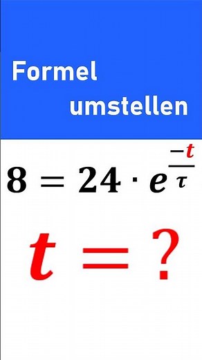 FORMELN UMSTELLEN und nach Variablen auflösen ♻️ #shorts