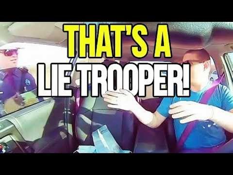 Driver Catches Trooper In A Lie On Camera