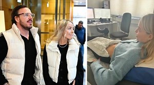 Så långt gången är Chrippa Lundströms fru Linnea • Gravid mitt under fängelsedomen