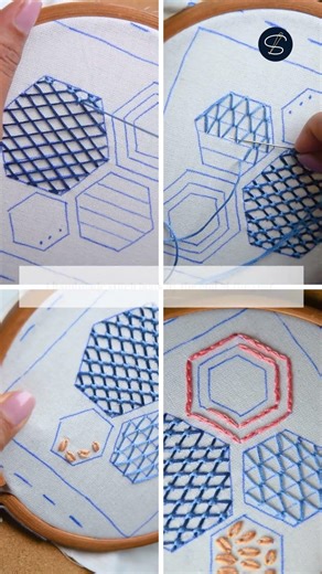 Beginner Hand Embroidery Stitch Along | Page 2 teaser| Jacobean, Wave, Lazy Daisy, Split Stitch