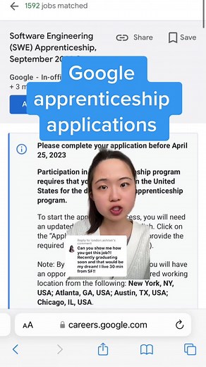 Google Apprenticeship: Apply Now!