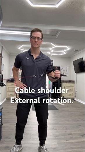 Cable Shoulder External Rotation