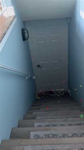 9 Coat hangers, 20 Plastic Bottles, 135 Bouncy Balls, and a Slinky Fall Down Stairs