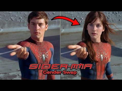 Spider man Swapped Genders | AI Transformation - boy to girl tg tf
