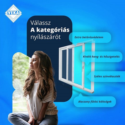 Egy jól megválasztott ablak nemcsak egy építőelem. Otthonod energiahatékonysága, biztonsága, és hangulata múlik rajta. 💙 Az „A” osztályú VEKA profilok a prémium nyílászárók alapját adják: 🔒 Masszív szerkezet a betörések ellen ❄️ Kiemelkedő hőszigetelés az energiatakarékos otthonért 🔇 Hatékony zajvédelem a nyugodt mindennapokért …és mindez hosszú éveken át, kompromisszumok nélkül. 👉 Tudj meg többet: https://veka.hu | VEKA Magyarország