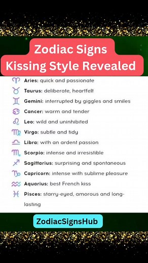 23K views · 99 reactions |  How YOUR Zodiac Sign Kisses! ✨ Which...