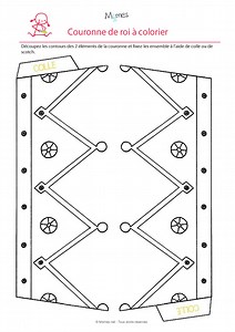 Couronne à imprimer et colorier