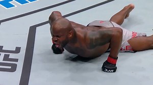 First it was the Punching Bag title, now the Heavyweight title. Derrick ''The Black Beast'' Lewis has been eyeing Daniel Cormier for a while 😂. | UFC on FOX