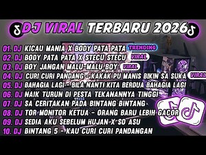 DJ TIKTOK TERBARU 2026-🎵DJ KICAU MANIA X BODY PATA PATA 🎵DJ BODY PATA PATA X STECU STECU FULL ALBUM