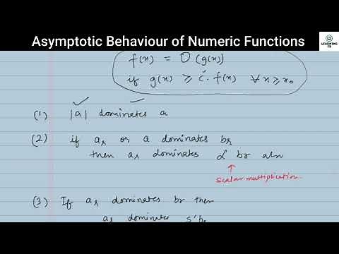 Asymptotic Behaviour of Numeric Functions