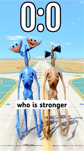 Siren Head vs Huggy Head in GTA 5 MODS ⚔️ #gtavpc #gtavmod #shorts #modereview #gtaoutfits