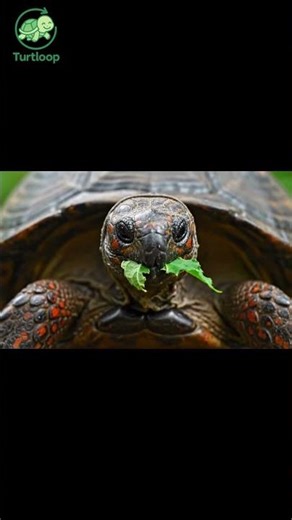 🐢 Tortoise Eating Leaf #turtloop #animation #shorts #TurtleCosplay #TurtloopSeries #เต่าคอสเพลย์