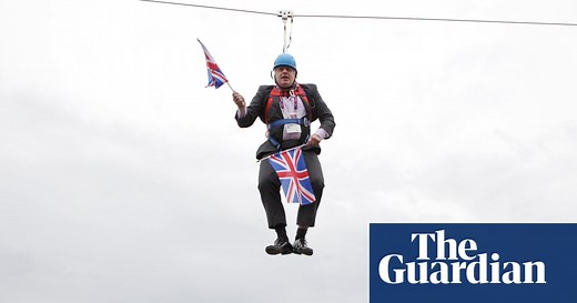 'Like a damp towel on a line': the day Boris Johnson got stuck on a zip wire