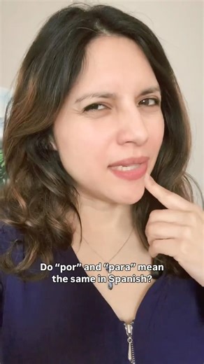 “Por” vs “para”/ How to say “for you” in Spanish #spanishtips #learnspanish