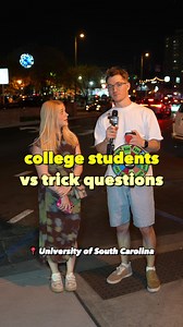 College Students Answer Trick Questions