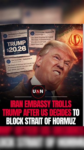IRAN vs USA: IRAN EMBASSY MOCKS Donald Trump AFTER STRAIT BLOC #usa