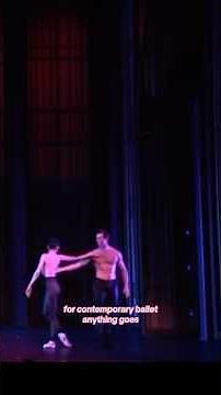 MALE DANCERS WEAR DANCE BELTS? #ballerina#explained#maledancer#ballet#didyouknow#dancebelt